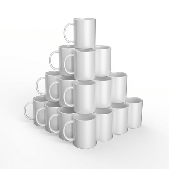Cricut Blank Ceramic Mug, White - 15 oz/425 ml (36 ct)
