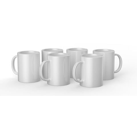 Cricut Ceramic Mug Blank, White - 15 oz/425 ml (6 ct), 15 oz