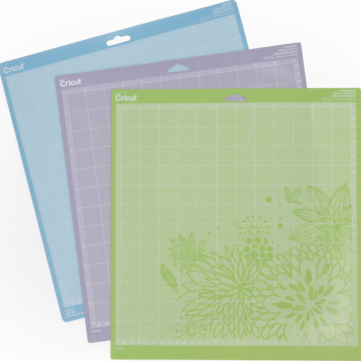 12" x 12" Multicolor Adhesive Cutting Mat Set for Die-Cutting Machines
