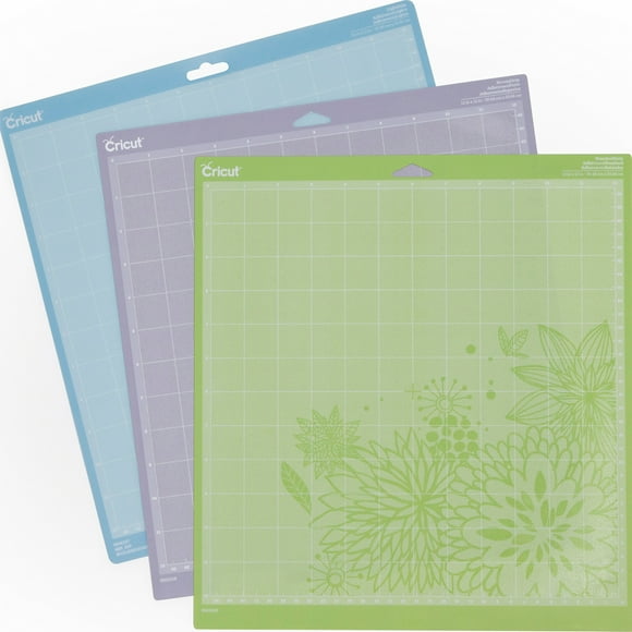 Cricut Cutting Mat 12"X12" 3/Pkg - Green, Blue & Purple