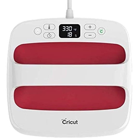 Cricut EasyPress 2 - Heat Press Machine For T Shirts and HTV Vinyl Projects, Raspberry, 9" x 9"