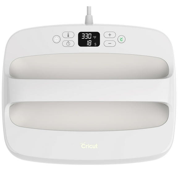 Cricut EasyPress® 2, Daybreak - 12 in x 10 in - Handheld Heat Press Machine, White
