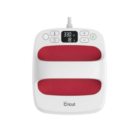 Cricut EasyPress 2 Heat Press Machine For T Shirts and HTV Vinyl Projects, Raspberry - 6" x 7"