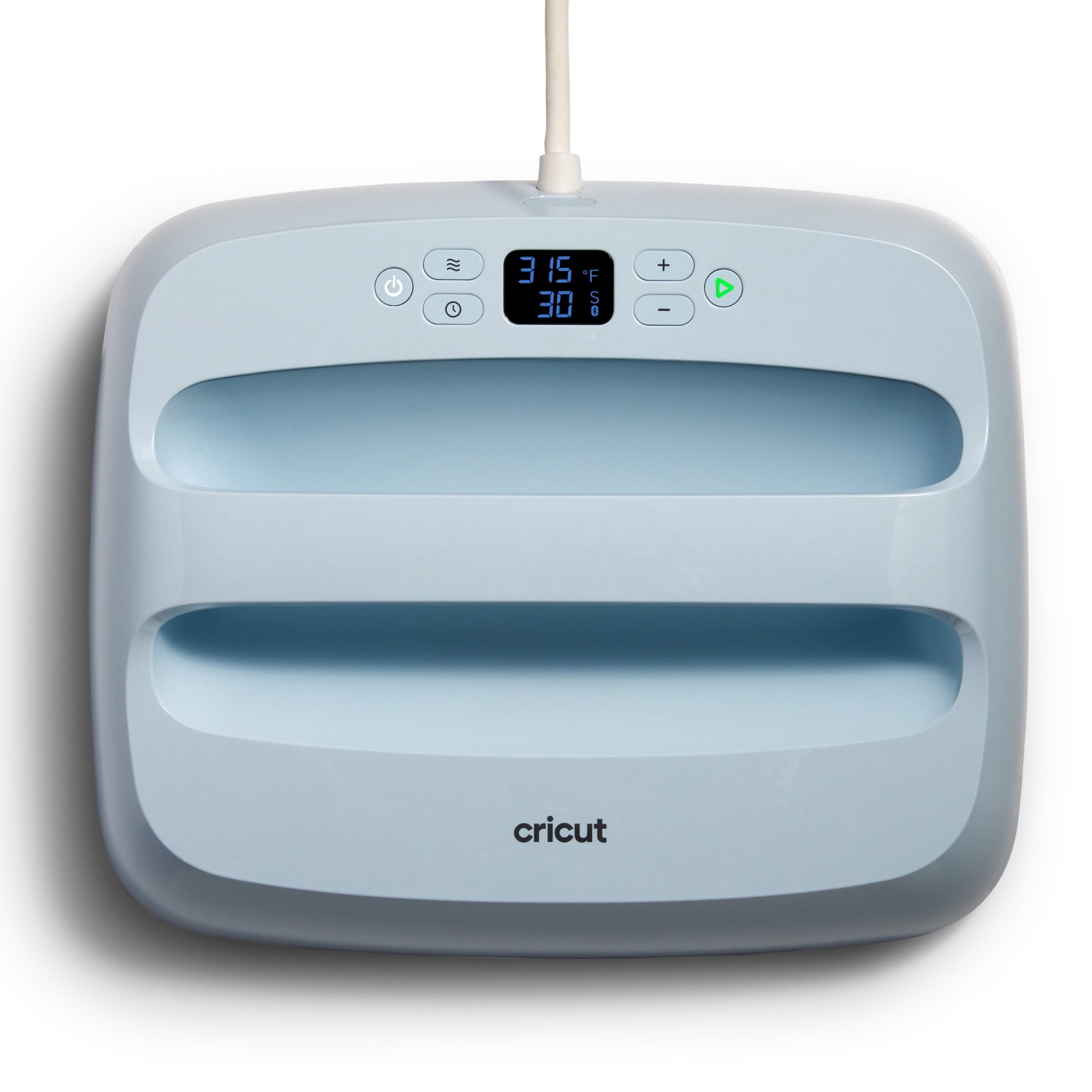Cricut EasyPress 3 - 12 in x 10 in - Bluetooth-Enabled Handheld Heat Press Machine, Blue