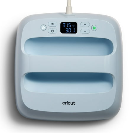 Cricut EasyPress 3 - 9 in x 9 in - Bluetooth-Enabled Handheld Heat Press Machine, Blue