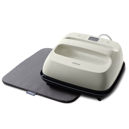 Cricut EasyPress® SE – 9 in x 9 in , Taupe + Cricut EasyPress Mat, 12 in x 12 in