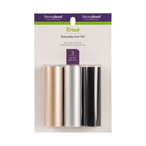 CricutĀ® Everyday Iron-On Vinyl Mini Sampler, Classics, 3.7" x 24"