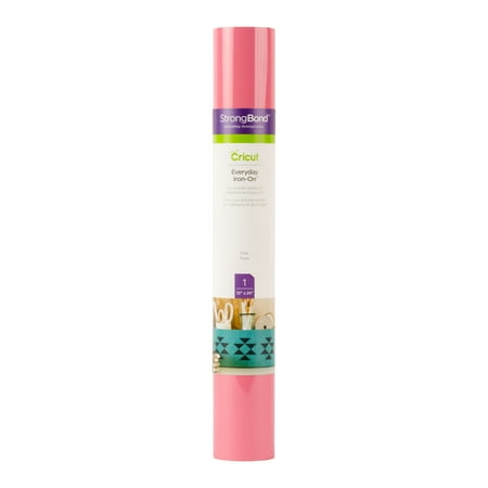 Cricut Everyday Iron-On Vinyl, Pink, 12" x 24" Roll