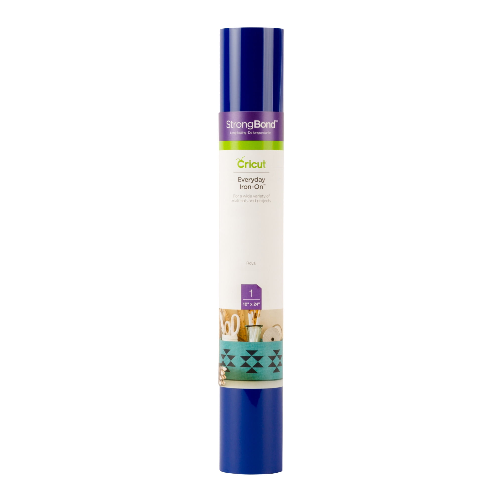 Cricut® Everyday Iron-On™ Vinyl, Royal, 12" x 24"