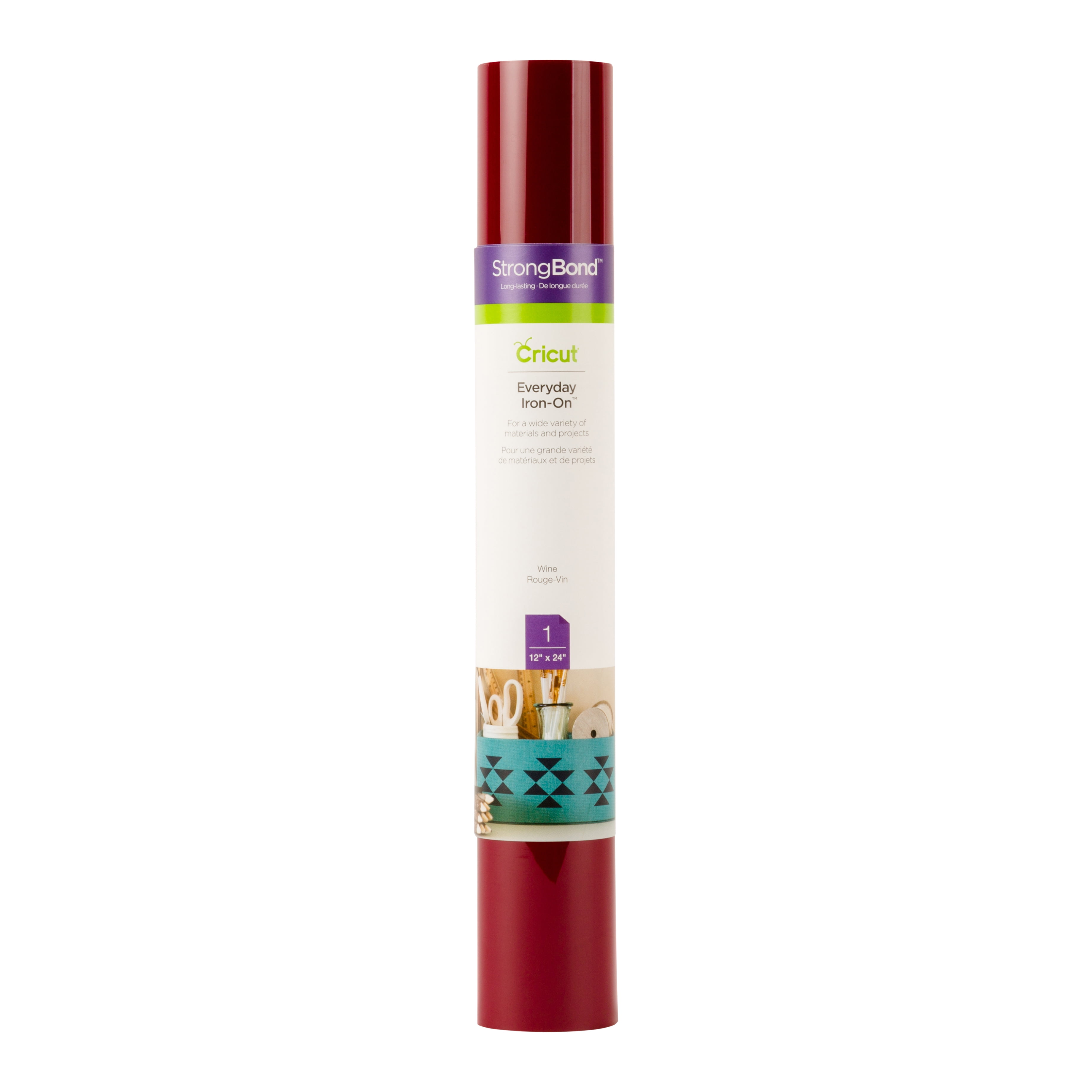 Cricut® Iron-On™ Vinyl (2 ft), 12 x24, Wine