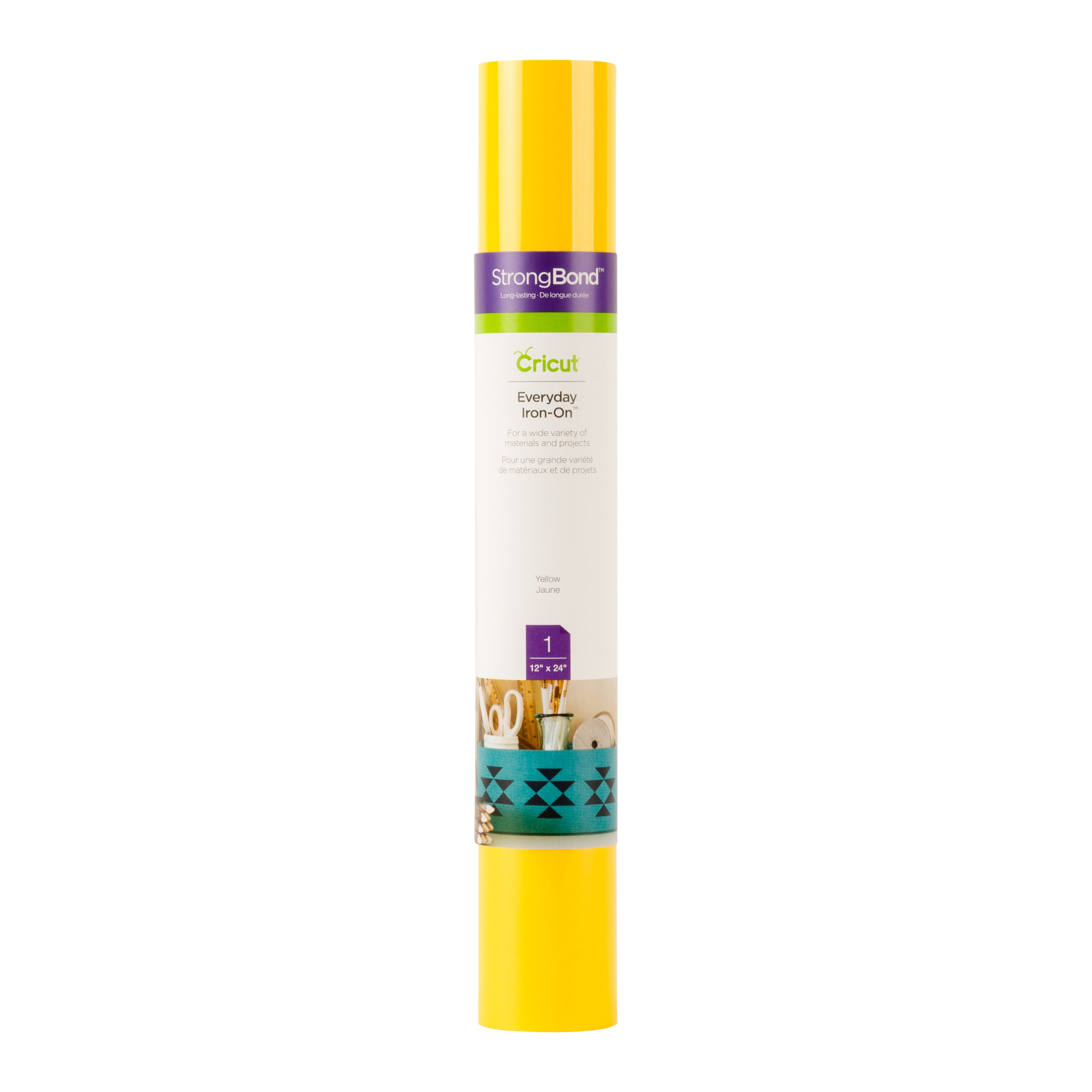 Cricut® Iron-On™ Vinyl (2 ft), 12 x24, Yellow