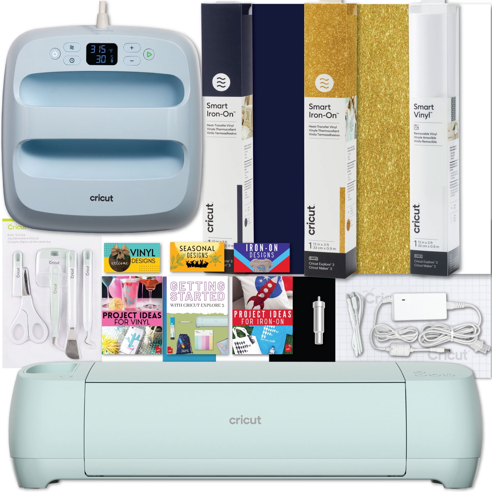 Cricut Explore 3 Cutting Machine with Cricut EasyPress 3