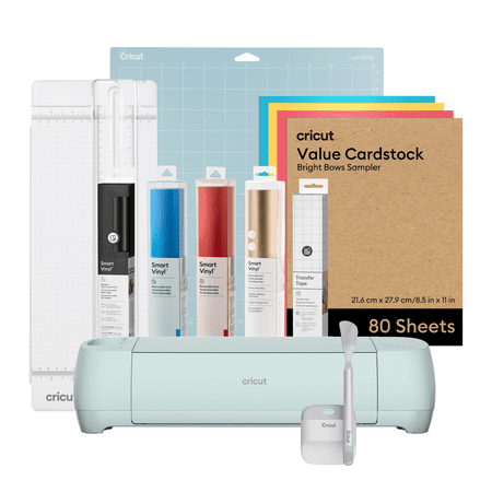 Cricut Explore 3 + Essentials Tools and Materials Bundle