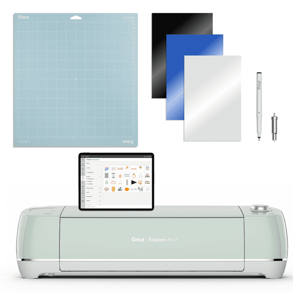 Cricut Explore Air 2 Mint Cutting Machine Plus $30 Digital Content