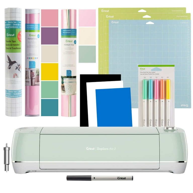 Cricut Explore Air® 2, Mint Pastel Bundle - Walmart.com Cricut Explore Air® 2, Mint Pastel Bundle - Walmart.com