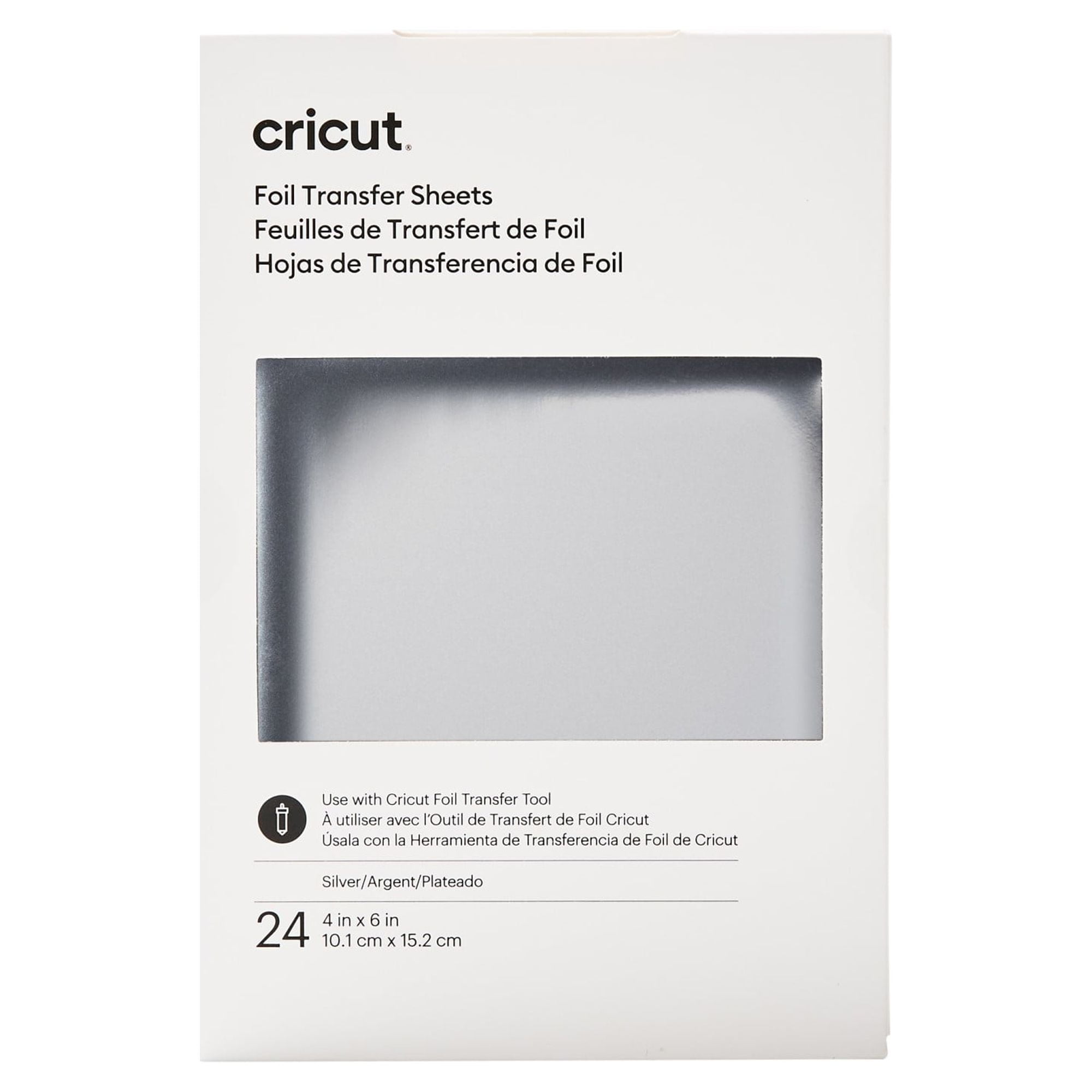 Silver Cricut Foil Transfer Sheets