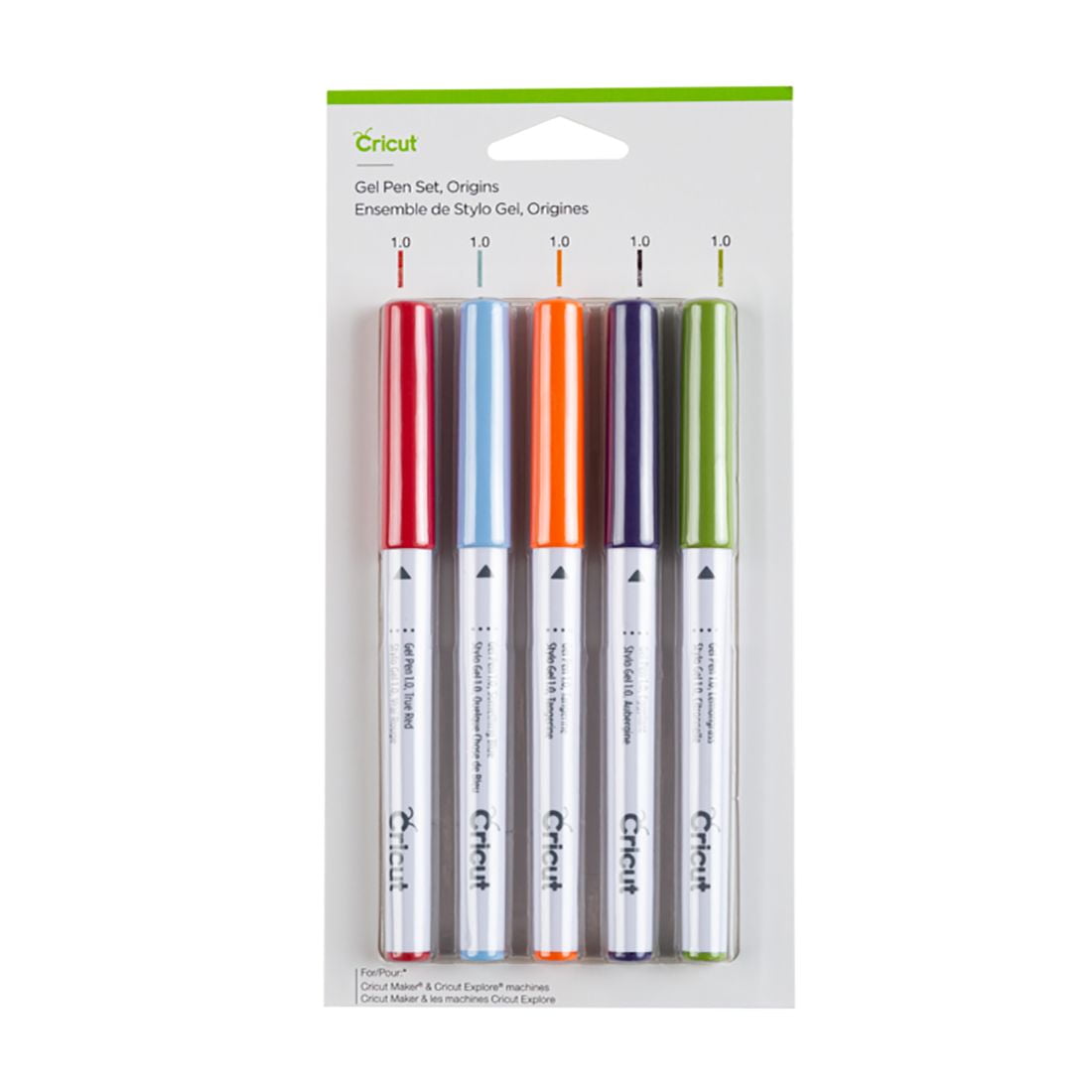 Cricut Gel Pen Set, Origins (5 ct)