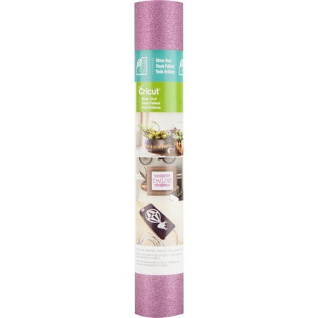 Cricut Glitter Vinyl, 12"x48", Rose Gold