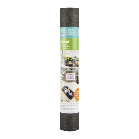 Cricut® Glitter Vinyl, Black