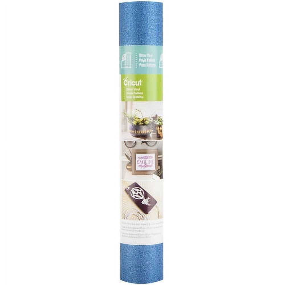 Cricut Glitter Vinyl: Blue, 12 x 48 inches