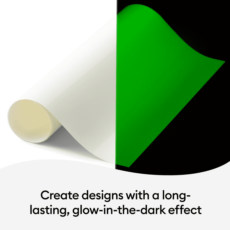 Cricut Glow in The Dark 12X24 Iron-On Vinyl White