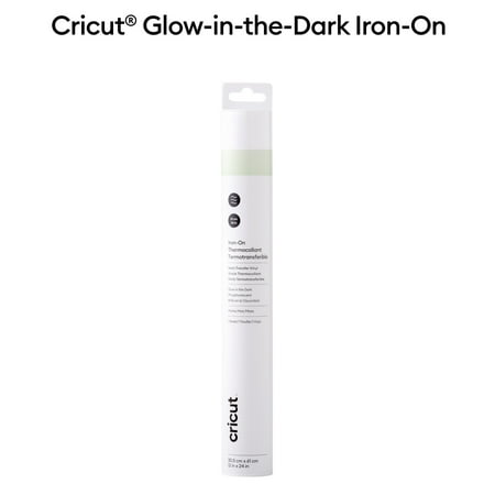 Cricut Glow-in-the Dark Iron-On Vinyl, 12" x 24"