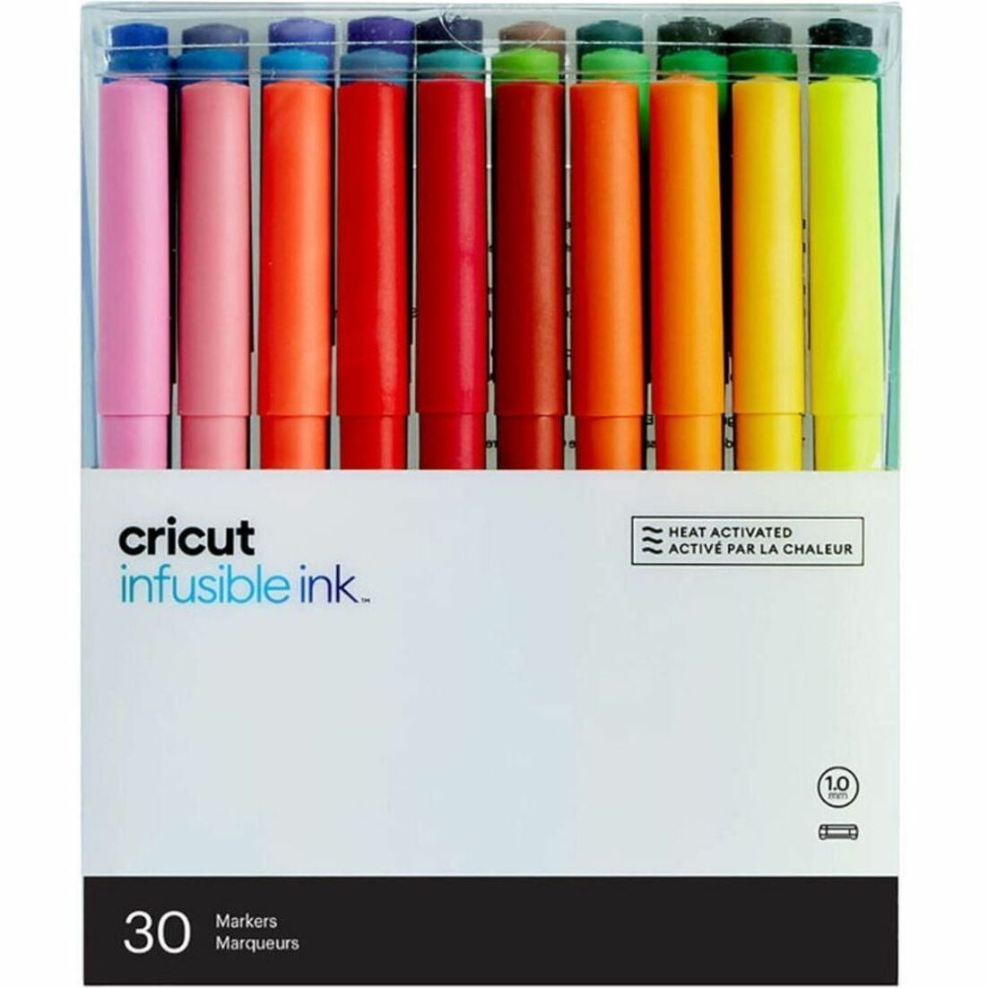 Cricut Infusible Ink Pens, Set of 30 Markers, 1.0 mm, Vibrant