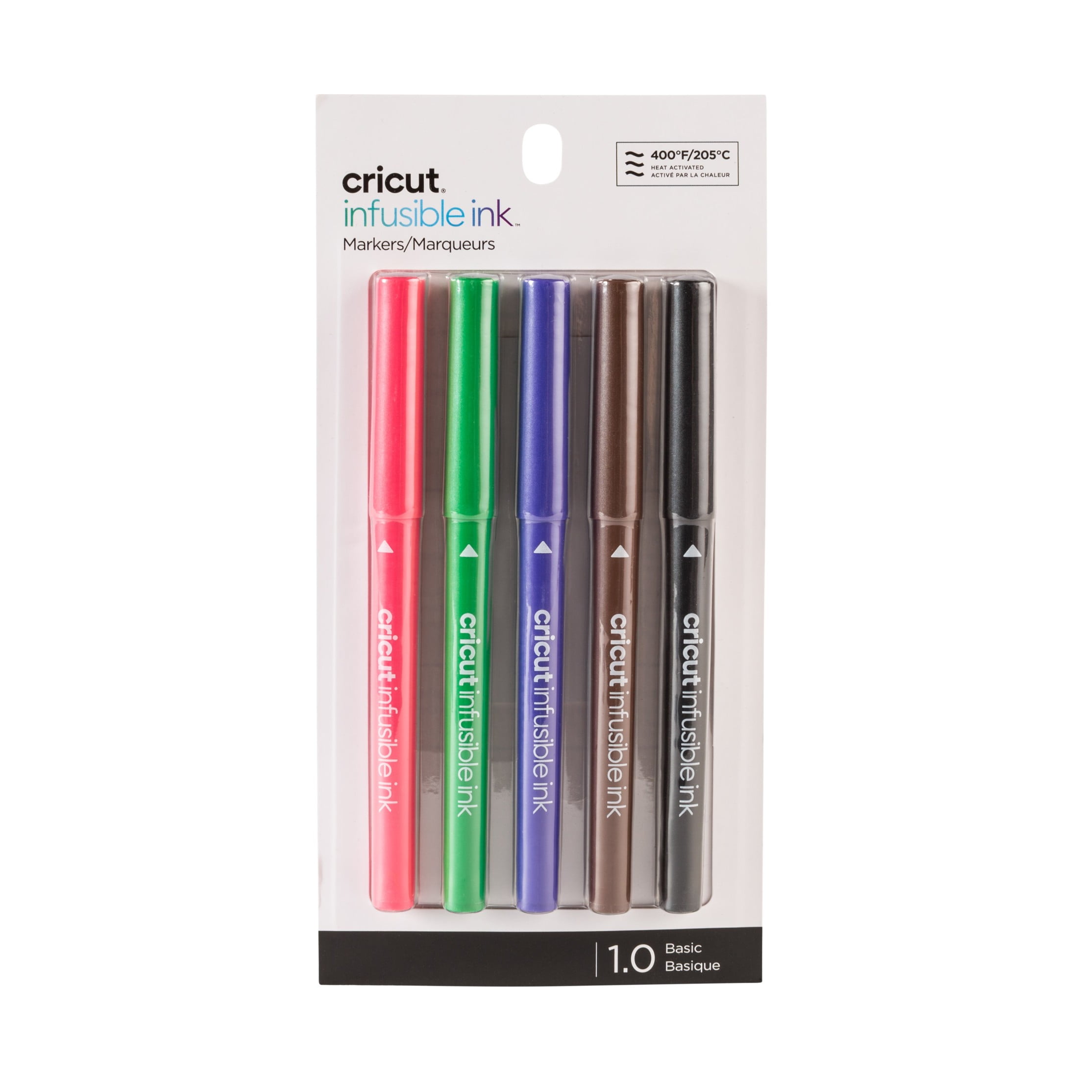 Cricut Infusible Ink Markers Basics (5 ct), Medium Point
