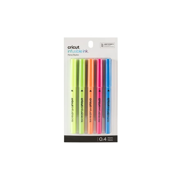 Cricut Infusible Ink Pens (0.4), Neons (5 ct)