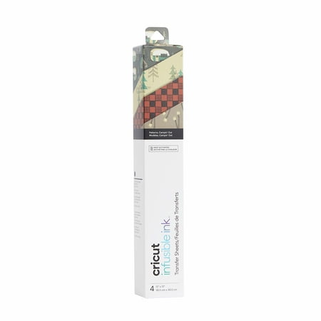 Cricut® Infusible Ink™ Sheets Pattern (4), Campin' Out, 12" x 12"
