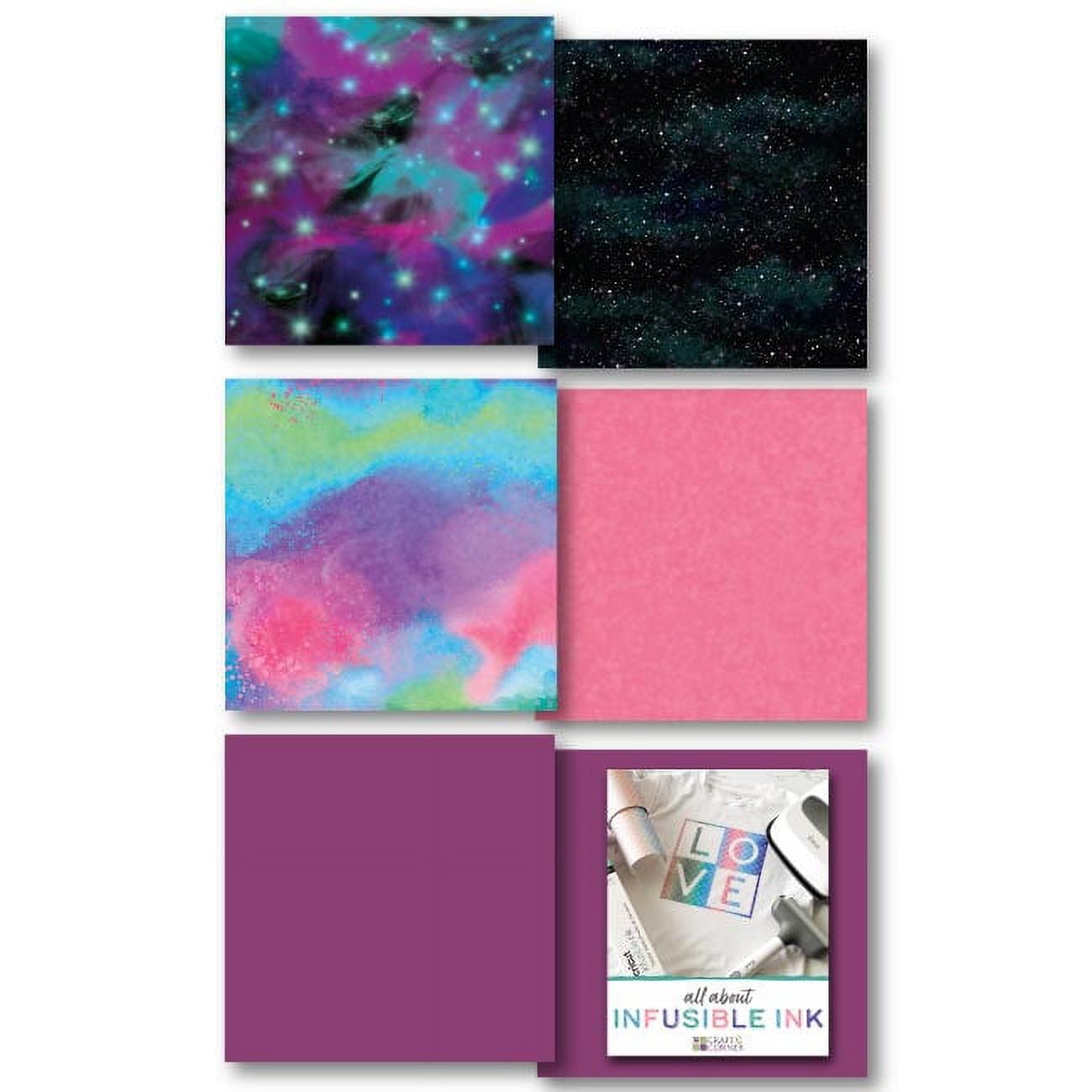 Cricut Infusible Ink Transfer Sheets - Watercolor Splash, Rainbow, Purple,  Pink