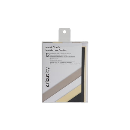 Cricut® Insert Cards, Neutrals Sampler - R20 (12 ct), Sampler