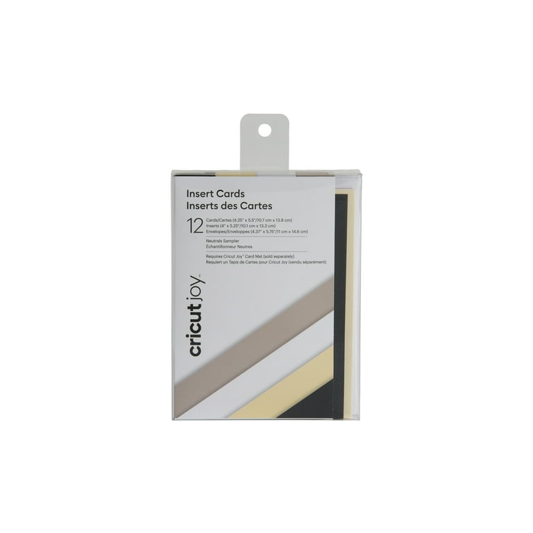 Cricut, Insert Cards, R20 (12 ct), Neutrals Sampler - Walmart.com