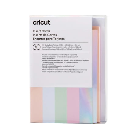 Cricut Insert Cards, Princess Sampler - R40 (30 ct), 4.75" x 6.6"