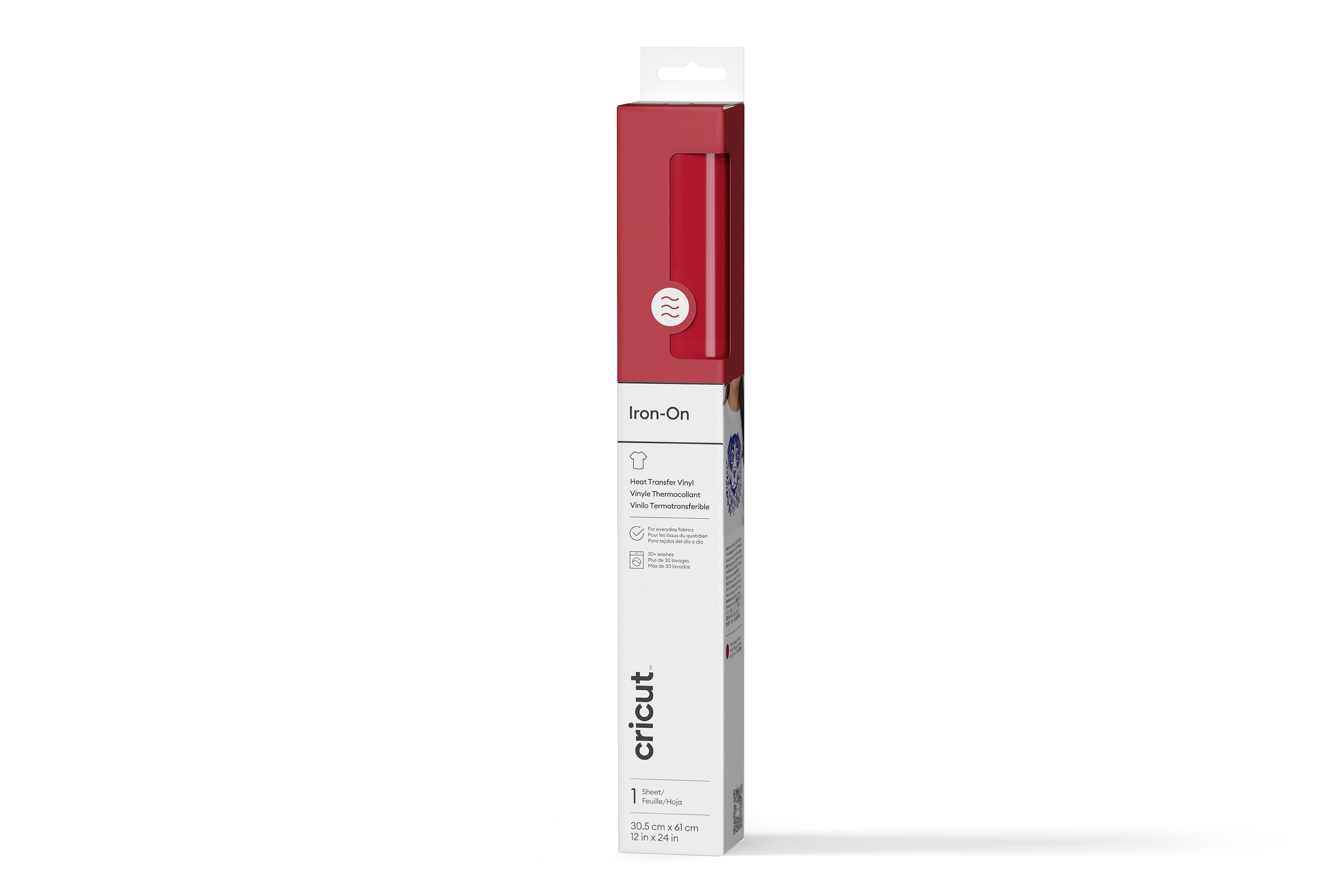 Cricut® Iron-On™ Vinyl (2 ft), 12 x24, Cherry