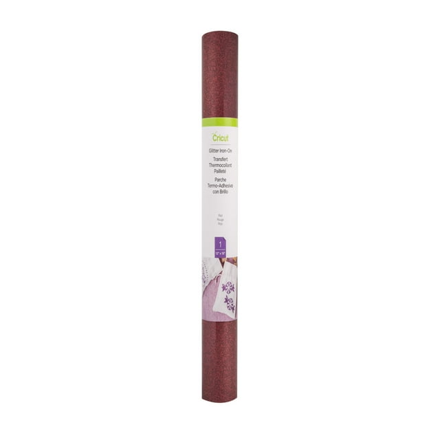 Cricut® Iron-On, Glitter Red - Walmart.com