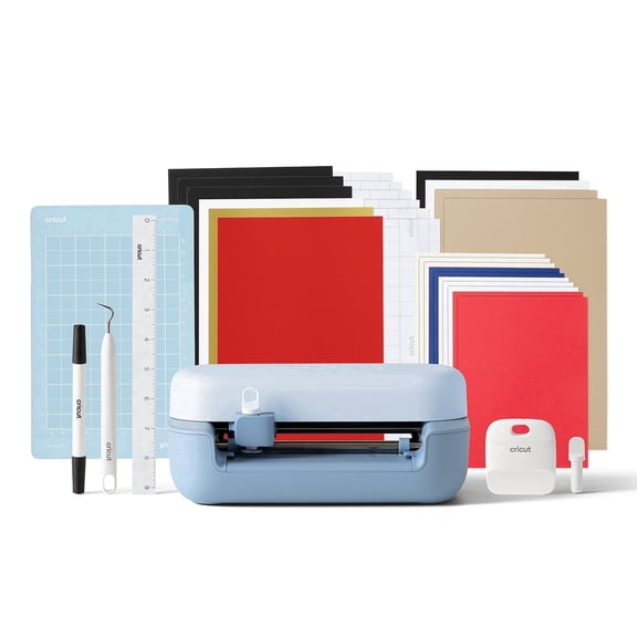Cricut Joy 2 Smart Die-Cutting Machine Starter Bundle, Blue