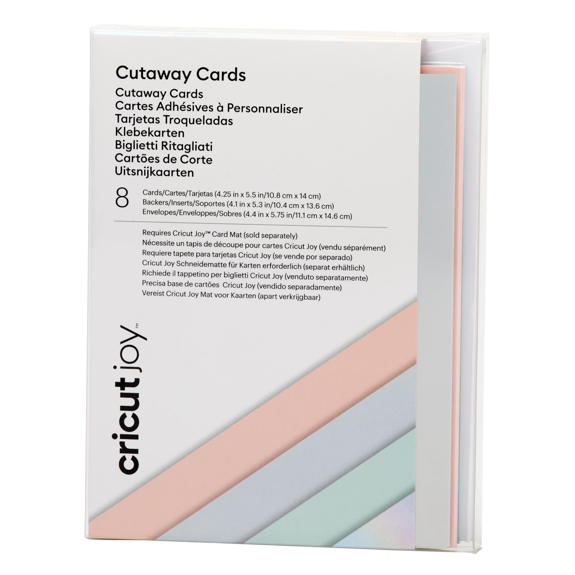 Cricut Joy™ Cutaway Cards, Pastel Sampler - A2 