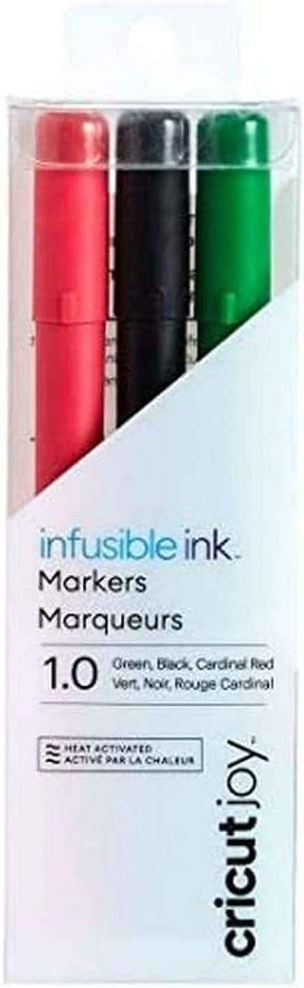 Cricut Joy Infusible Ink Markers 1.0 (3) Black, Red, Green