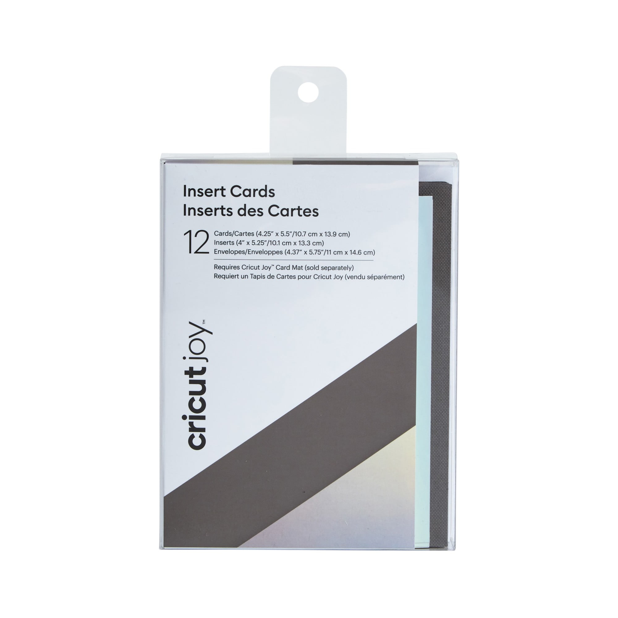 Cricut Joy™ Insert Cards, Gray/Silver Brush - A2 