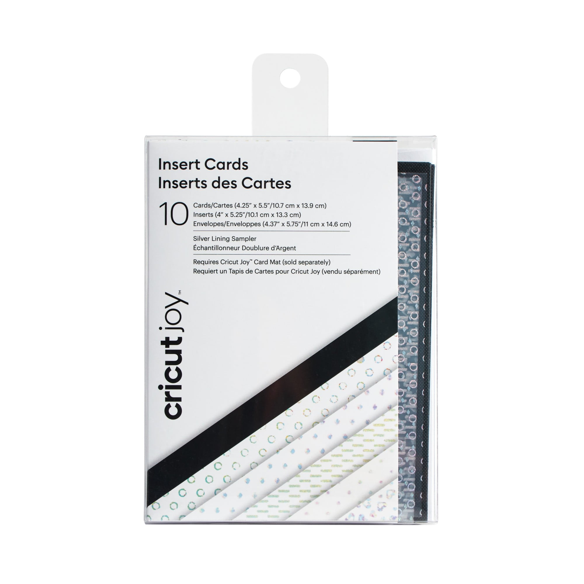 Cricut Joy™ Insert Cards, Silver Lining Sampler - A2 