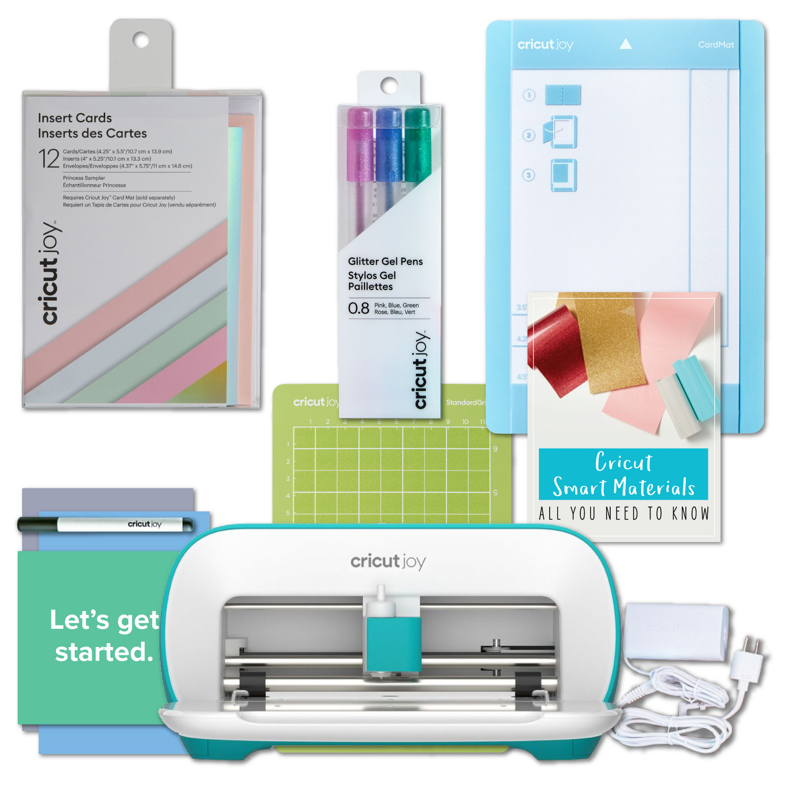 Cricut Joy Machine DIY Card Making Bundle - Sampler Insert Cards, Mat, Gel Pens - image 1 of 7