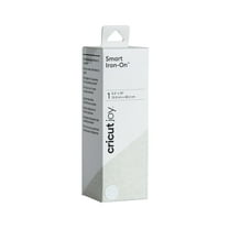 Cricut Joy™ Smart Iron-On™ Vinyl Glitter, White, 5.5" x 19"