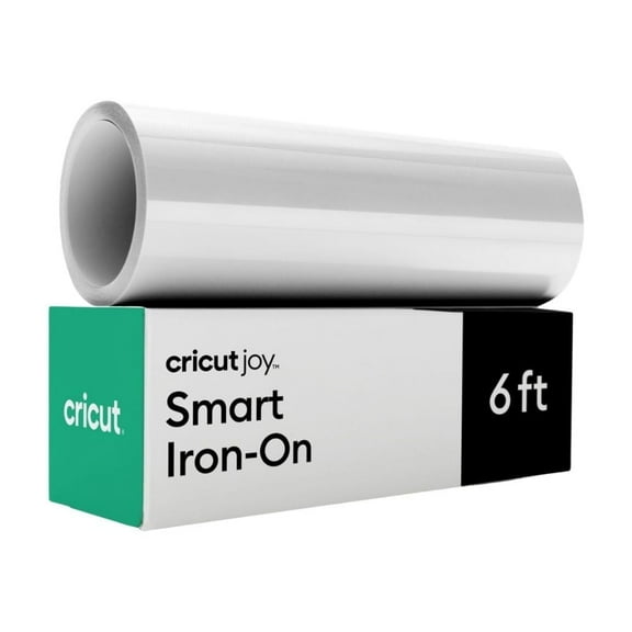 Cricut Joy Smart Heat Transfer Iron on Vinyl, 5.5 in x 6 ft, White