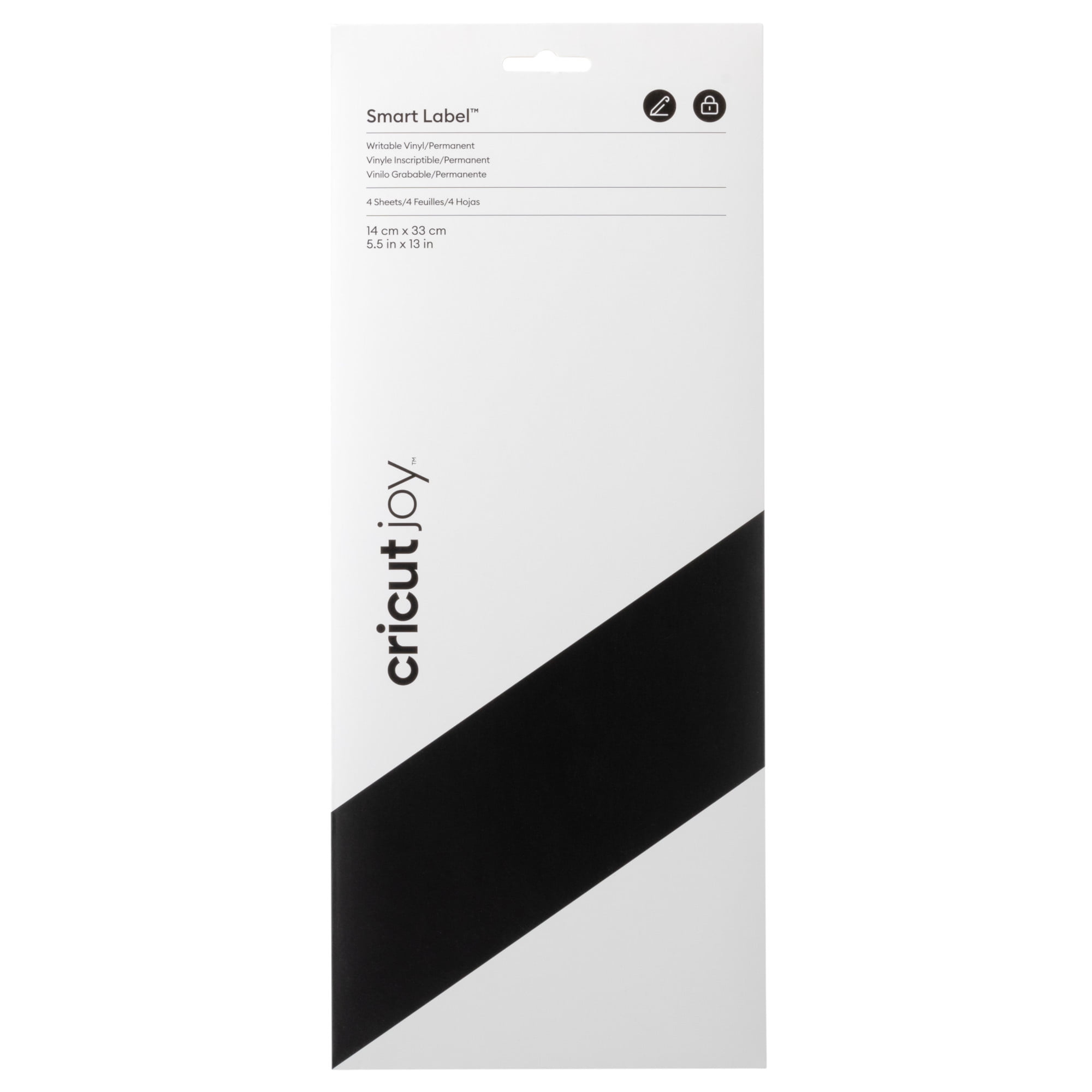 Cricut Joy™ Smart Label™ Writable Vinyl - Permanent, 5.5" x 13"