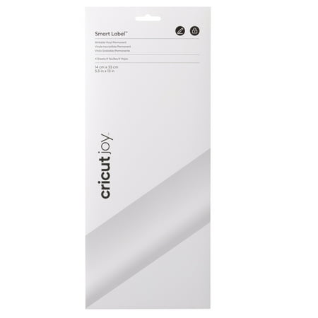 Cricut Joy Smart Label Writable Vinyl - Permanent, 5.5" x 13"
