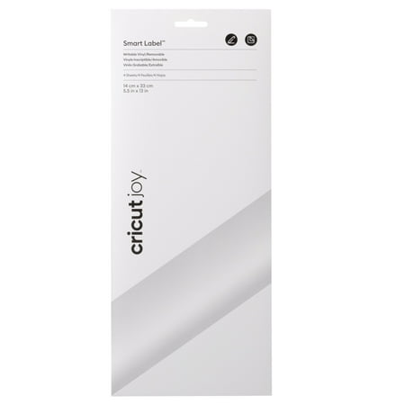Cricut Joy Smart Label Writable Vinyl Removable, 5.5" x 13"