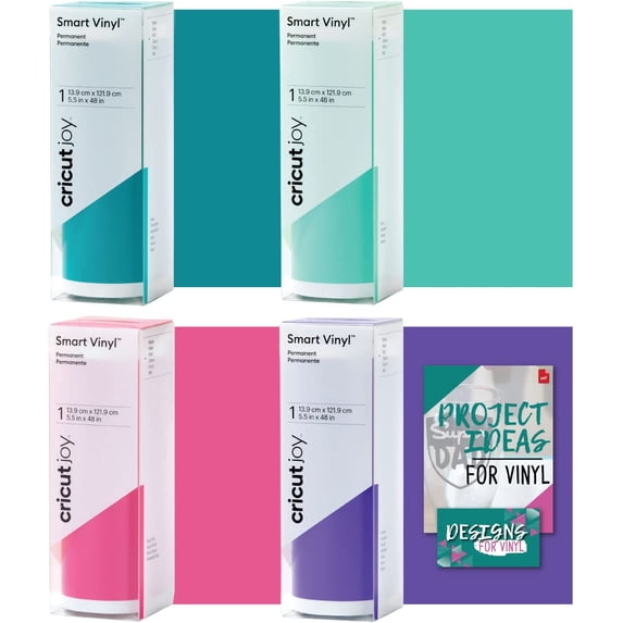 Cricut Joy Smart Permanent Vinyl 5.5in x 48in Girl Nursery Bundle