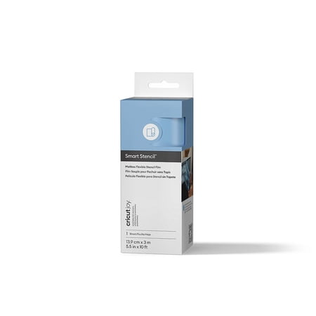 Cricut Joy™ Smart Stencil™ Matless Flexible Stencil Film (10 ft), 5.5" x 120",Clear