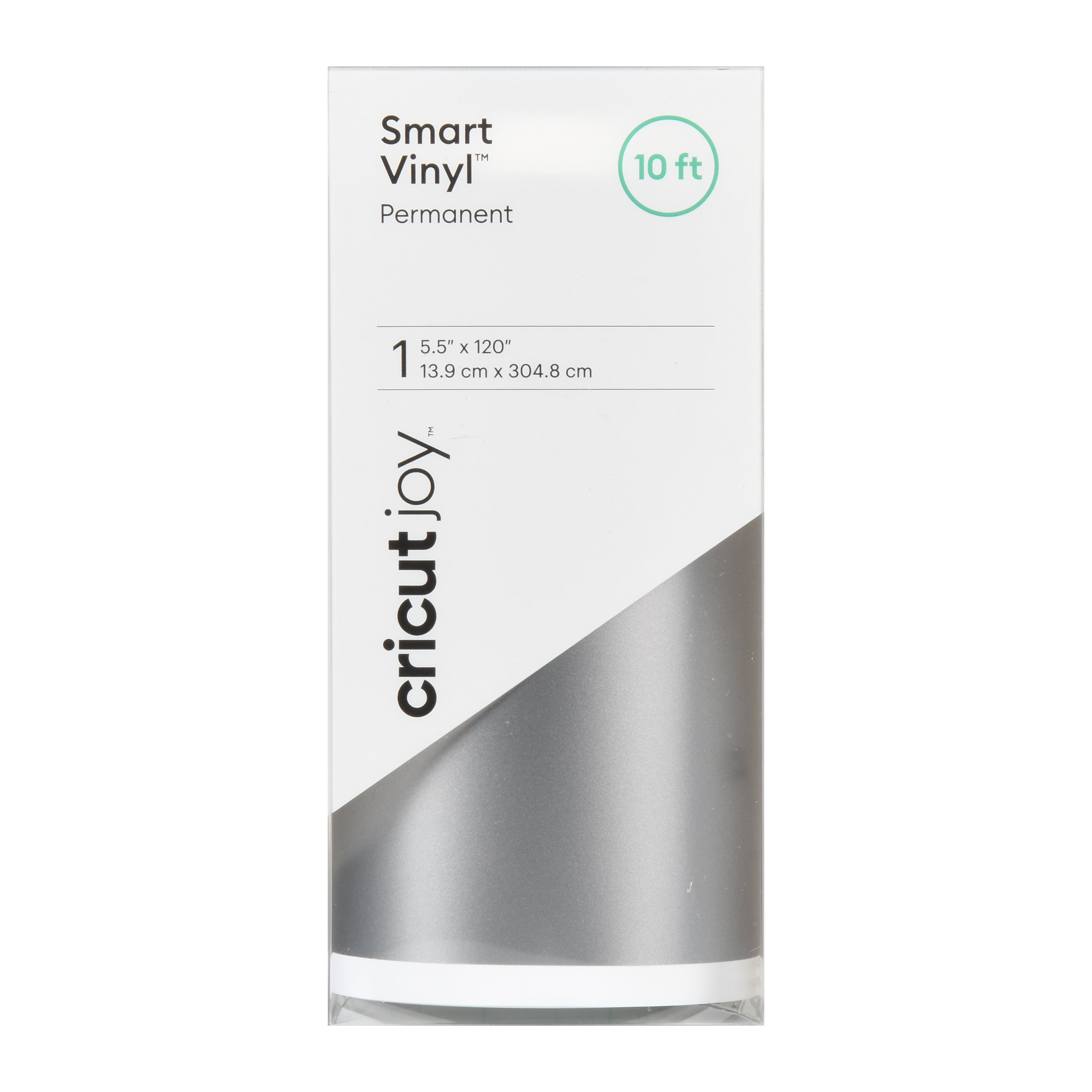 Cricut Joy Smart Permanent Vinyl, Black, White, Silver, Gold Bundle